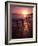 Family Walking on Beach at Dusk, HI-Mark Gibson-Framed Photographic Print