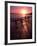 Family Walking on Beach at Dusk, HI-Mark Gibson-Framed Photographic Print