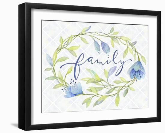Family Wreath-Yachal Design-Framed Giclee Print
