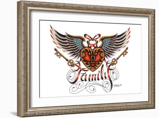 Family-Tyler Bredeweg-Framed Art Print