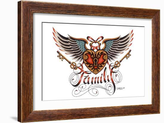 Family-Tyler Bredeweg-Framed Art Print