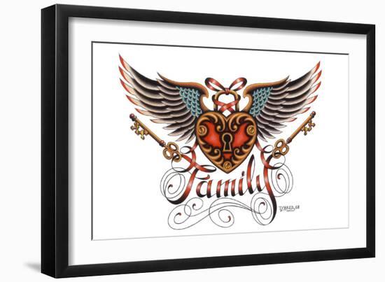 Family-Tyler Bredeweg-Framed Art Print