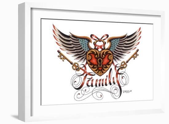 Family-Tyler Bredeweg-Framed Art Print