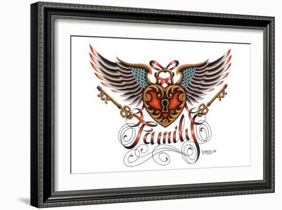 Family-Tyler Bredeweg-Framed Art Print