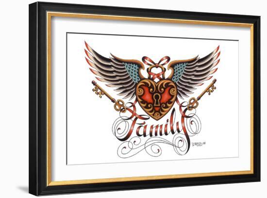 Family-Tyler Bredeweg-Framed Art Print