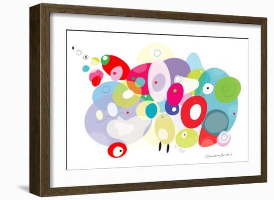 Family-Caroline Benchétrit-Framed Art Print