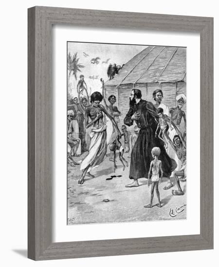 Famine in India 1897-Chris Hellier-Framed Photographic Print