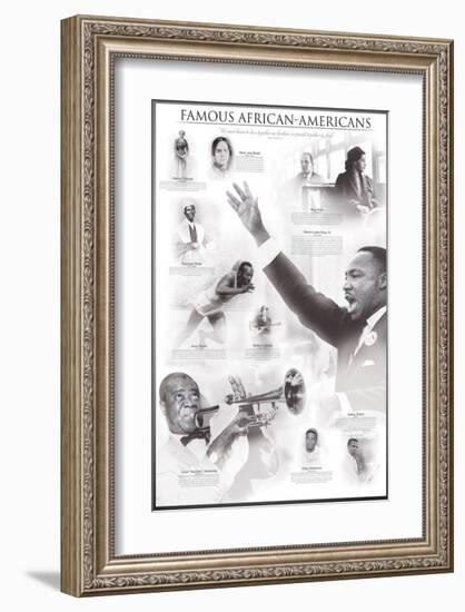 Famous African-Americans-null-Framed Premium Giclee Print