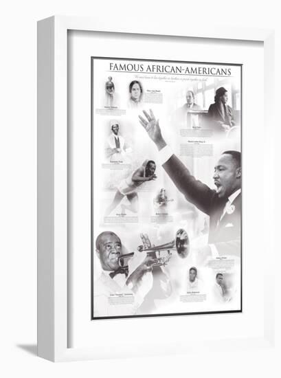 Famous African-Americans-null-Framed Premium Giclee Print