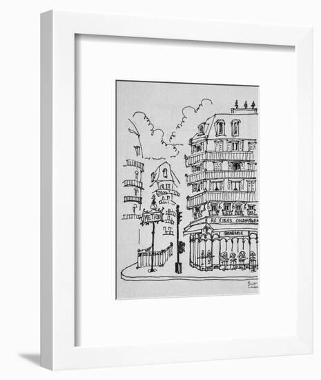 Famous Au Vieux Colombier on Boulevard Raspail, Paris, France-Richard Lawrence-Framed Photographic Print