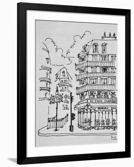 Famous Au Vieux Colombier on Boulevard Raspail, Paris, France-Richard Lawrence-Framed Photographic Print