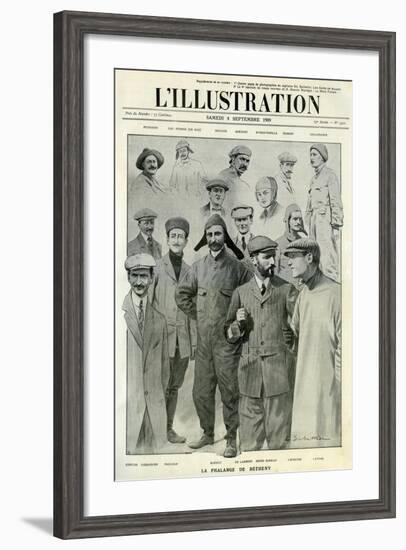 Famous Aviators, Cover of L'Illustration, 4 September 1909-null-Framed Giclee Print