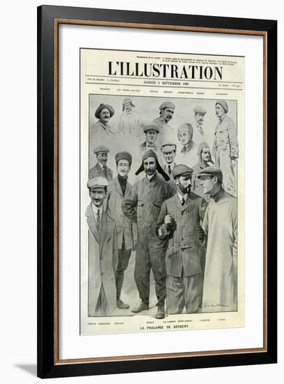 Famous Aviators, Cover of L'Illustration, 4 September 1909-null-Framed Giclee Print