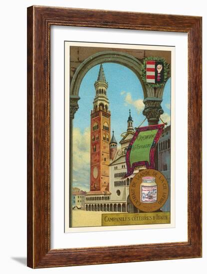 Famous Bell Towers of Italy, Cremona-null-Framed Art Print