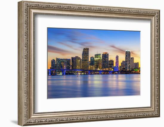 Famous City of Miami-prochasson-Framed Photographic Print