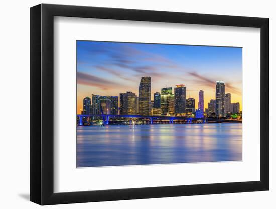 Famous City of Miami-prochasson-Framed Photographic Print