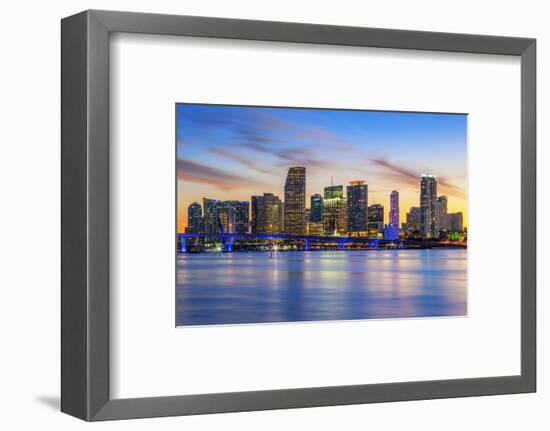 Famous City of Miami-prochasson-Framed Photographic Print