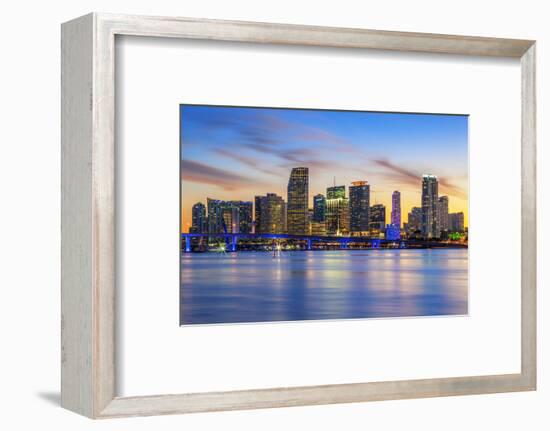 Famous City of Miami-prochasson-Framed Photographic Print