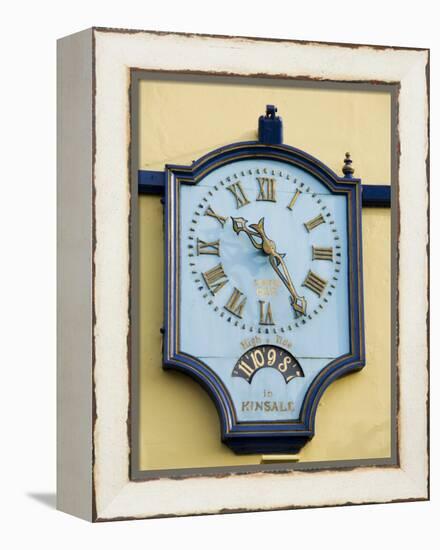 Famous Clock on the Blue Haven Hotel, Kinsale, County Cork, Munster, Republic of Ireland-R H Productions-Framed Premier Image Canvas