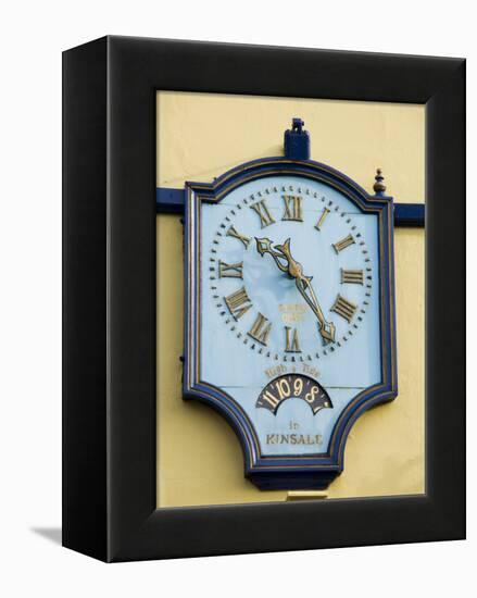 Famous Clock on the Blue Haven Hotel, Kinsale, County Cork, Munster, Republic of Ireland-R H Productions-Framed Premier Image Canvas