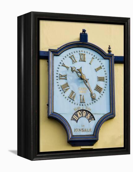 Famous Clock on the Blue Haven Hotel, Kinsale, County Cork, Munster, Republic of Ireland-R H Productions-Framed Premier Image Canvas