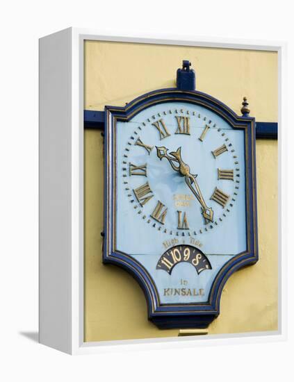 Famous Clock on the Blue Haven Hotel, Kinsale, County Cork, Munster, Republic of Ireland-R H Productions-Framed Premier Image Canvas