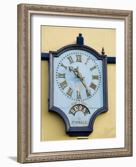 Famous Clock on the Blue Haven Hotel, Kinsale, County Cork, Munster, Republic of Ireland-R H Productions-Framed Photographic Print