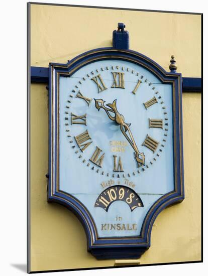 Famous Clock on the Blue Haven Hotel, Kinsale, County Cork, Munster, Republic of Ireland-R H Productions-Mounted Photographic Print