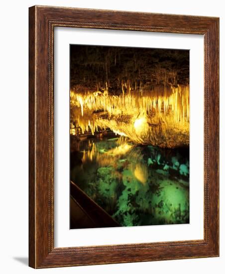 Famous Crystal Caves, Bermuda-Bill Bachmann-Framed Photographic Print