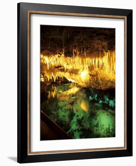 Famous Crystal Caves, Bermuda-Bill Bachmann-Framed Photographic Print