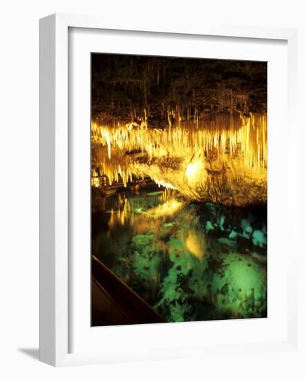 Famous Crystal Caves, Bermuda-Bill Bachmann-Framed Photographic Print