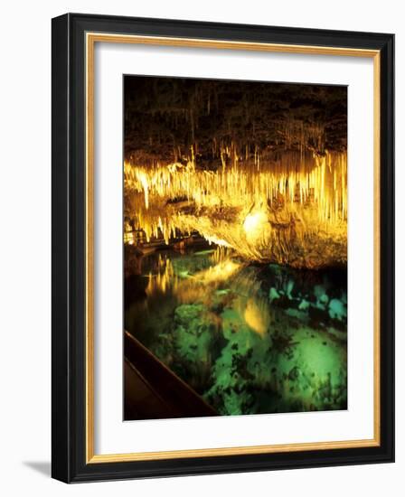 Famous Crystal Caves, Bermuda-Bill Bachmann-Framed Photographic Print