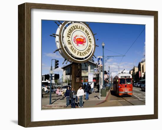 Famous Fisherman Wharf, San Francisco, California, USA-Bill Bachmann-Framed Photographic Print