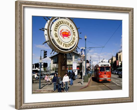 Famous Fisherman Wharf, San Francisco, California, USA-Bill Bachmann-Framed Photographic Print