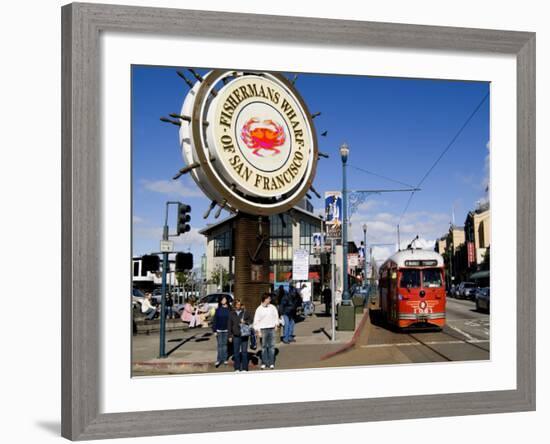 Famous Fisherman Wharf, San Francisco, California, USA-Bill Bachmann-Framed Photographic Print