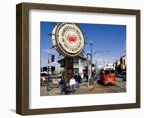 Famous Fisherman Wharf, San Francisco, California, USA-Bill Bachmann-Framed Photographic Print