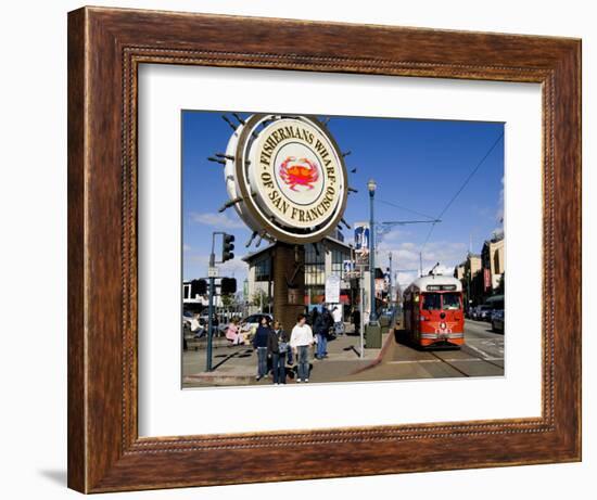 Famous Fisherman Wharf, San Francisco, California, USA-Bill Bachmann-Framed Photographic Print