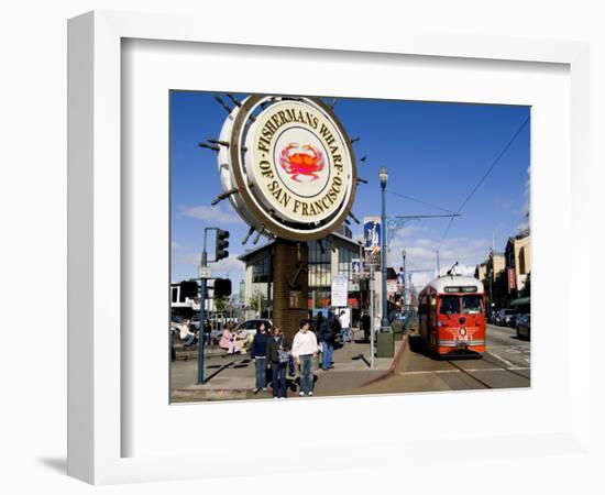 Famous Fisherman Wharf, San Francisco, California, USA-Bill Bachmann-Framed Photographic Print