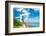 Famous Lighthouse at Cape Florida in the South End of Key Biscayne , Miami-Kamira-Framed Photographic Print