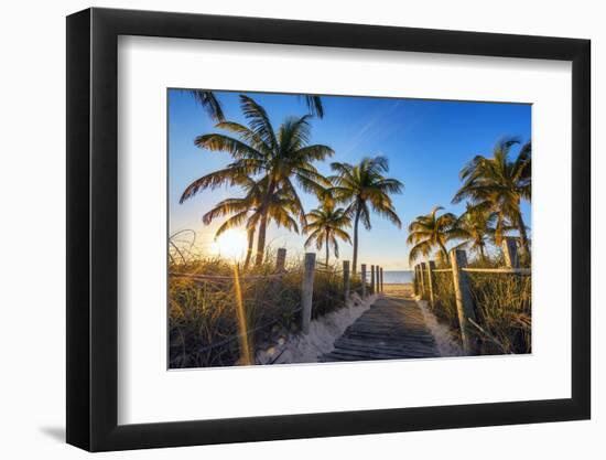 Famous Passage to the Beach-prochasson-Framed Photographic Print