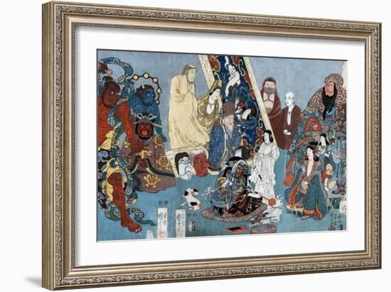 Famous People: The Incomparable Hidari Jingoro, Japanese Wood-Cut Print-Lantern Press-Framed Art Print