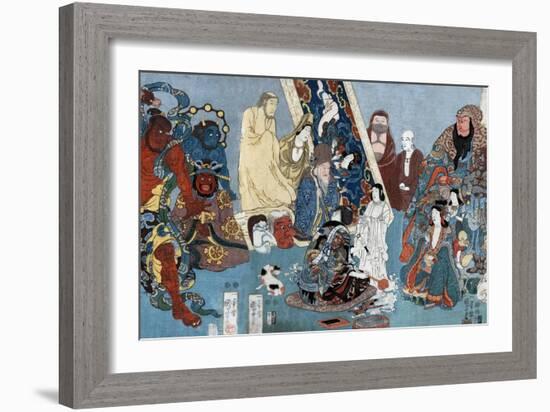 Famous People: The Incomparable Hidari Jingoro, Japanese Wood-Cut Print-Lantern Press-Framed Art Print