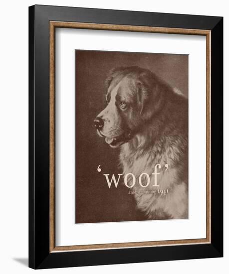 Famous Quote Dog-Florent Bodart-Framed Giclee Print