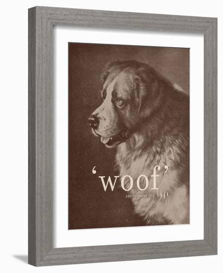 Famous Quote Dog-Florent Bodart-Framed Giclee Print