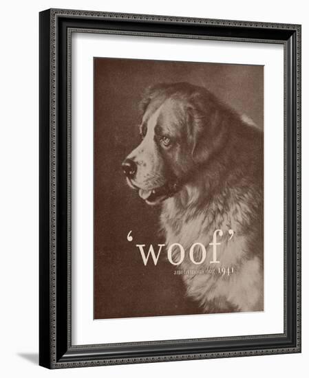 Famous Quote Dog-Florent Bodart-Framed Giclee Print