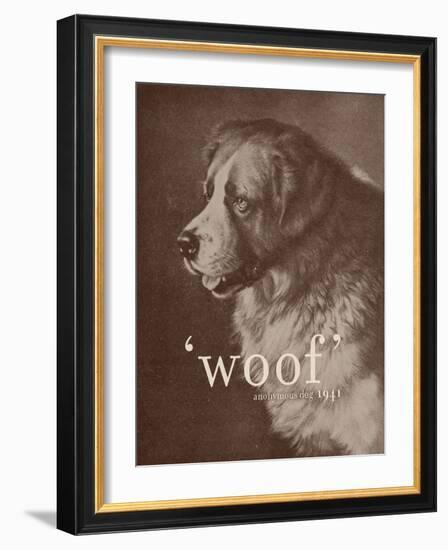 Famous Quote Dog-Florent Bodart-Framed Giclee Print