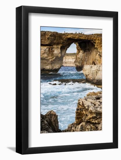 Famous Sea Arch, the Azure Window, Gozo, Malta, Mediterranean, Europe-Michael Runkel-Framed Photographic Print