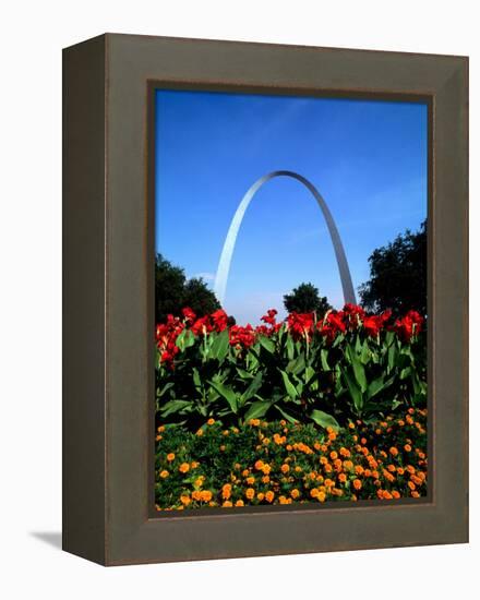 Famous St. Louis Arch, Archway Park, St. Louis, Missouri-Bill Bachmann-Framed Premier Image Canvas