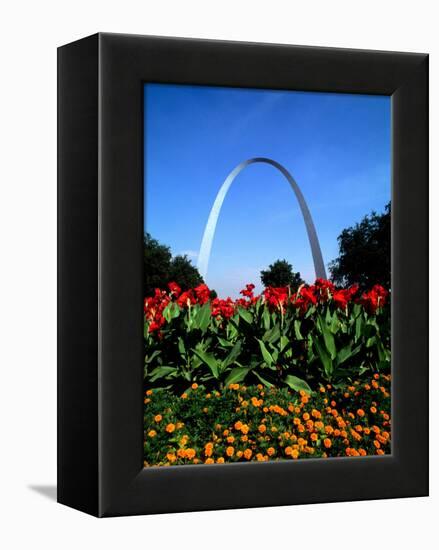 Famous St. Louis Arch, Archway Park, St. Louis, Missouri-Bill Bachmann-Framed Premier Image Canvas