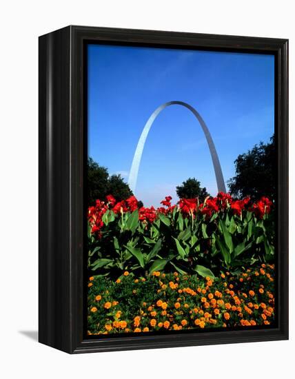 Famous St. Louis Arch, Archway Park, St. Louis, Missouri-Bill Bachmann-Framed Premier Image Canvas